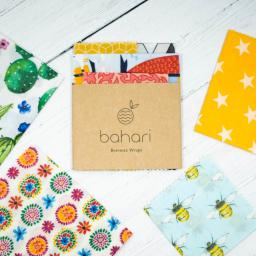 Beeswax Wraps Pack of Four Bahari 1.jpg